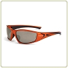 Crossfire RPG HD demi-copper flash mirror lens, burnt orange frame